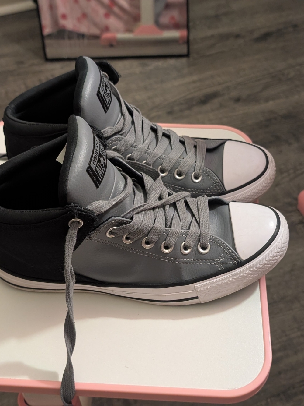 Converse Chuck Taylor All Star High Top Sneakers - Gray/Black